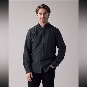 NWT ANIAN Studio Shirt - charcoal - men’s - size XL